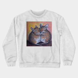 Degu Oil Painting Crewneck Sweatshirt